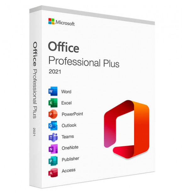 OFFICE 2021 PROFESSIONAL PLUS 5 PC WIN 10/11 KEY ESD REUSED